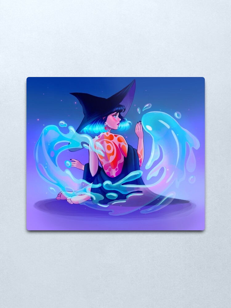 Alternate view of Water Witch Metal Print