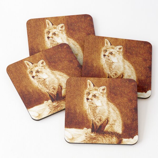 Item preview, Sepia Snow Fox designed and sold by LGOGDEN.
