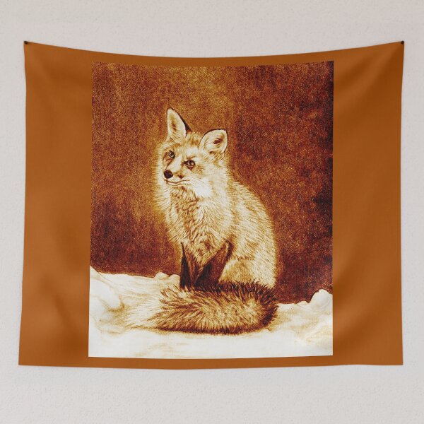 Item preview, Sepia Snow Fox designed and sold by LGOGDEN.