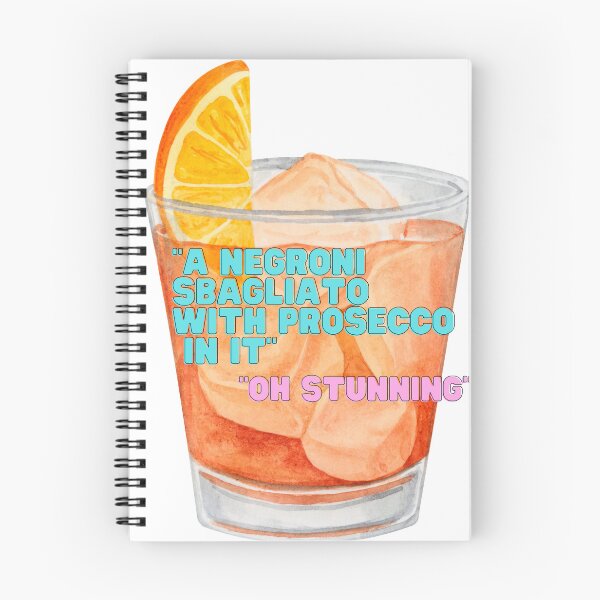 Item preview, "A Negroni Sbagliato with Prosecco in it" designed and sold by MerlinsHut.