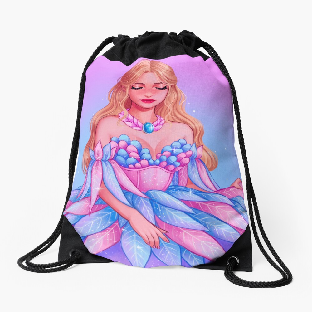 Barbie as Odette Drawstring Bag