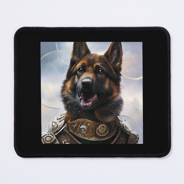 Artikelvorschau, AI Generated Art, War German Shepherd entworfen und verkauft von RabbitHoleMI.