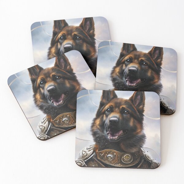 Item preview, AI Generated Art, War German Shepherd designed and sold by RabbitHoleMI.