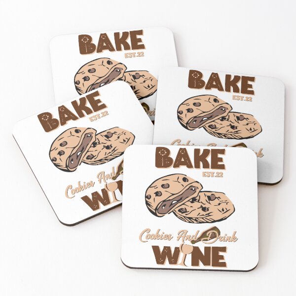 Item preview, BAKE COOOKIES AND DRINK WINE designed and sold by GAADesignz.