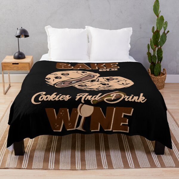 Item preview, BAKE COOOKIES AND DRINK WINE designed and sold by GAADesignz.