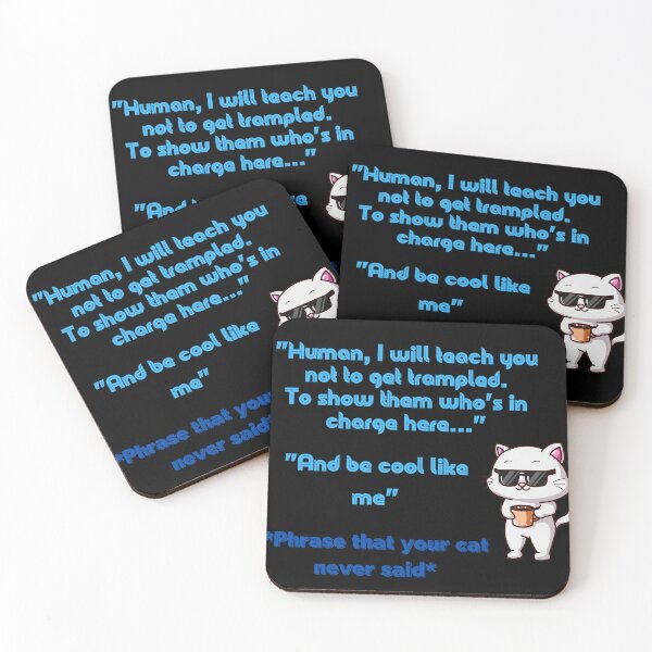 Item preview, Phrases of a cool cat designed and sold by The-Blue-Feline.