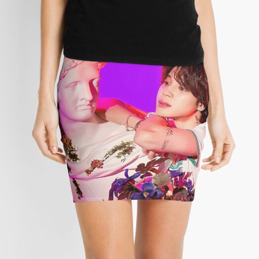 jimin - bts Mini Skirt for Sale by zeebanshee