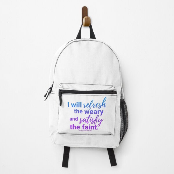 Item preview, Jeremiah 31:25 I will refresh the weary (Blue Purple Gradient) designed and sold by rainbowsinks.