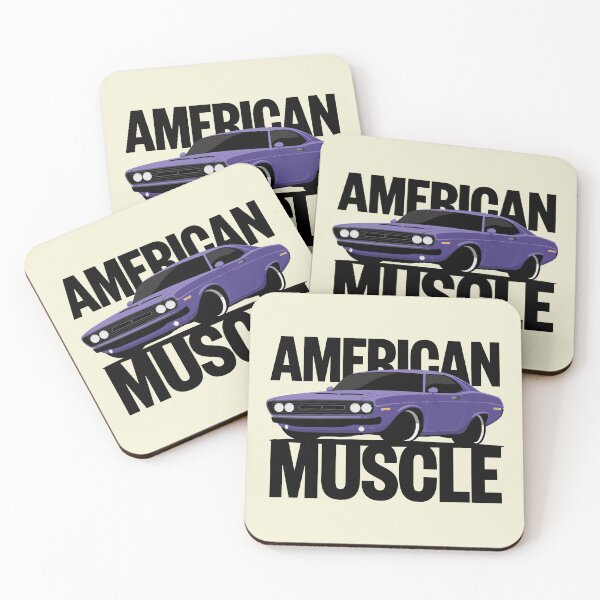 Item preview, American Muscle Pony Car Illustration designed and sold by blackdogshop.