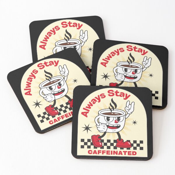 Artikelvorschau, Bleiben Sie immer koffeinhaltig entworfen und verkauft von MyMerch4u.