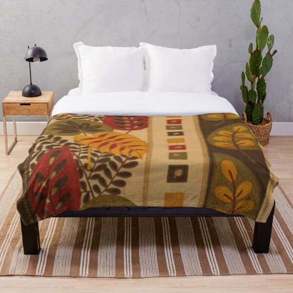 Item preview, Brown leaves and florals  designed and sold by Nikolinka.