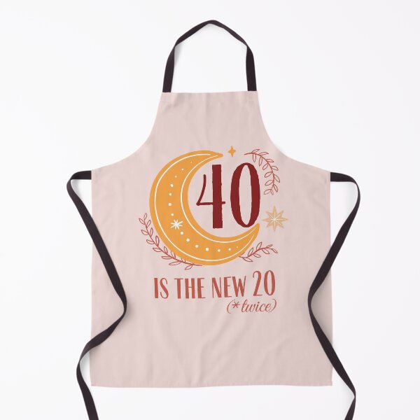Item preview, 40 Is The New 20 (x twice) 40th Birthday Typography designed and sold by bolimj.