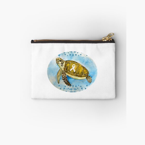 Item preview, Sea turtle spreading awareness for lung cancer designed and sold by Sherryjh.