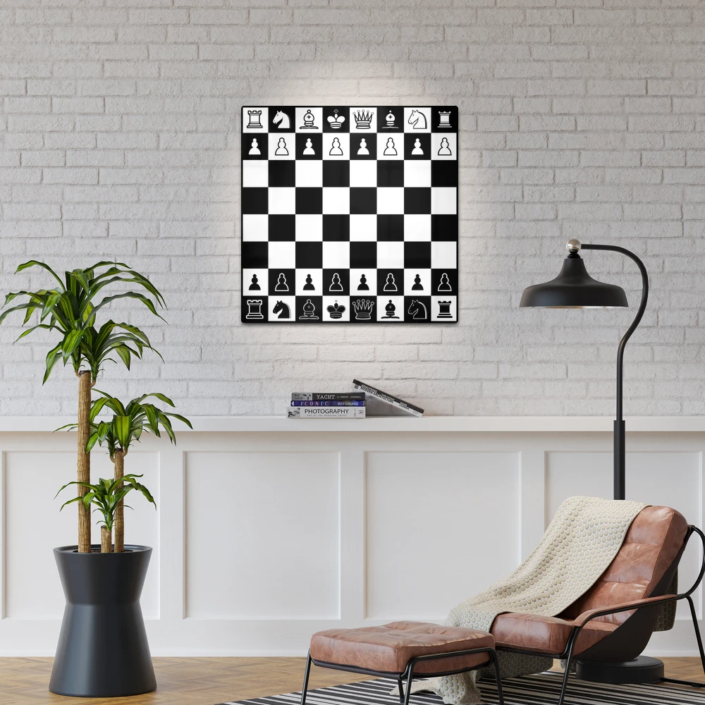 Chess Space' Poster, picture, metal print, paint by DecoyDesign
