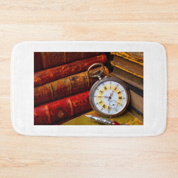 Item preview, Beautiful Old Pocket Watch And Stacked Books designed and sold by Garry Gay.