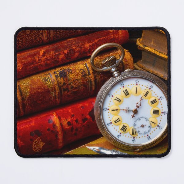 Item preview, Beautiful Old Pocket Watch And Stacked Books designed and sold by Garry Gay.