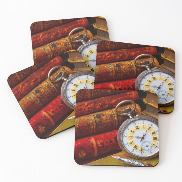 Item preview, Beautiful Old Pocket Watch And Stacked Books designed and sold by Garry Gay.