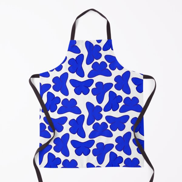 Aperçu de l'œuvre Modèle sans couture de papillons bleus créée et vendue par stavina.
