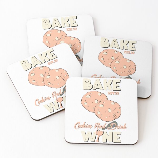 Item preview, BAKE COOOKIES AND DRINK WINE designed and sold by GAADesignz.