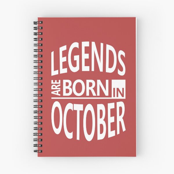 Item preview, October Birthday Legends are born Cool Funny designed and sold by smily-tees.