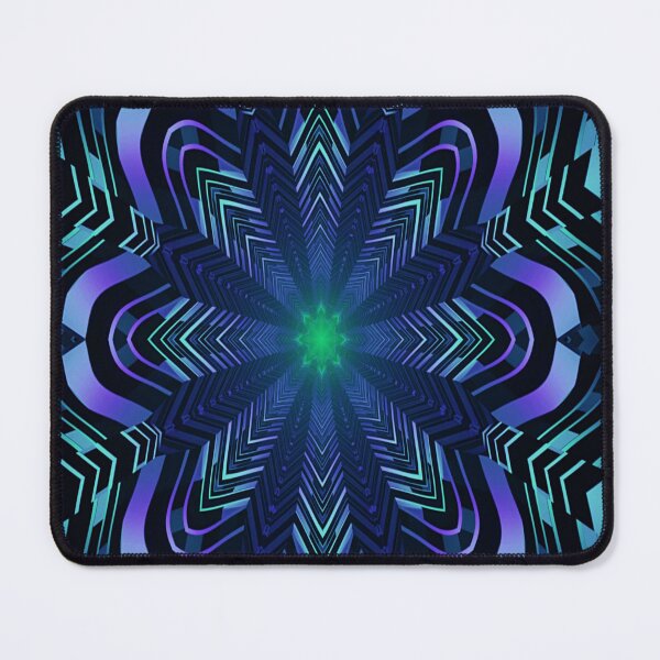 Item preview, Purple Blue Abstract Flower Mandala designed and sold by adoredigitals.