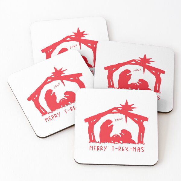 Item preview, Christmas Cheer: Merry T-Rex-Mas (red text) designed and sold by Ofeefee.