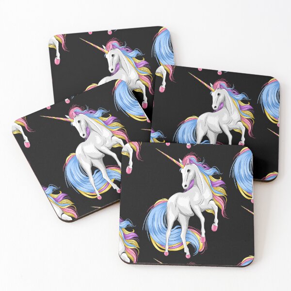 Item preview, BEAUTIFUL PRANCING COLORFUL UNICORN designed and sold by sailorsam1805.