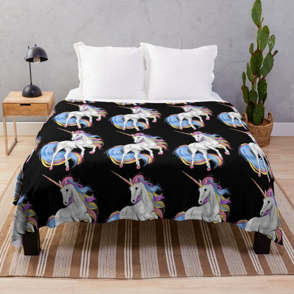 Item preview, BEAUTIFUL PRANCING COLORFUL UNICORN designed and sold by sailorsam1805.