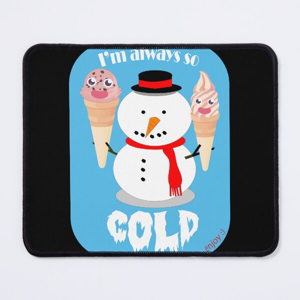 Item preview, Im Always Cold Ice Cream Cones designed and sold by K0tK0tu.