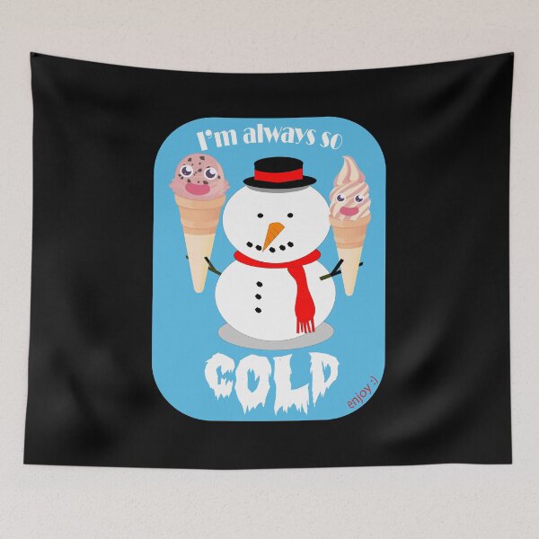 Item preview, Im Always Cold Ice Cream Cones designed and sold by K0tK0tu.