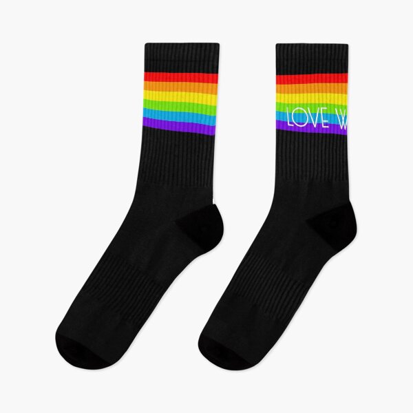 Item preview, LGBT Love Wins Rainbow  flag Typographic designed and sold by Lgbtq-life.