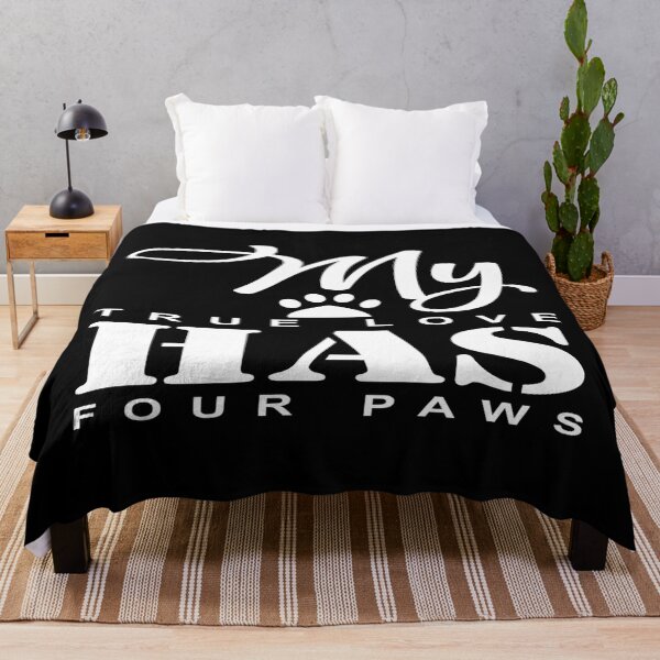 Item preview, My true love has four paws designed and sold by phassystore.