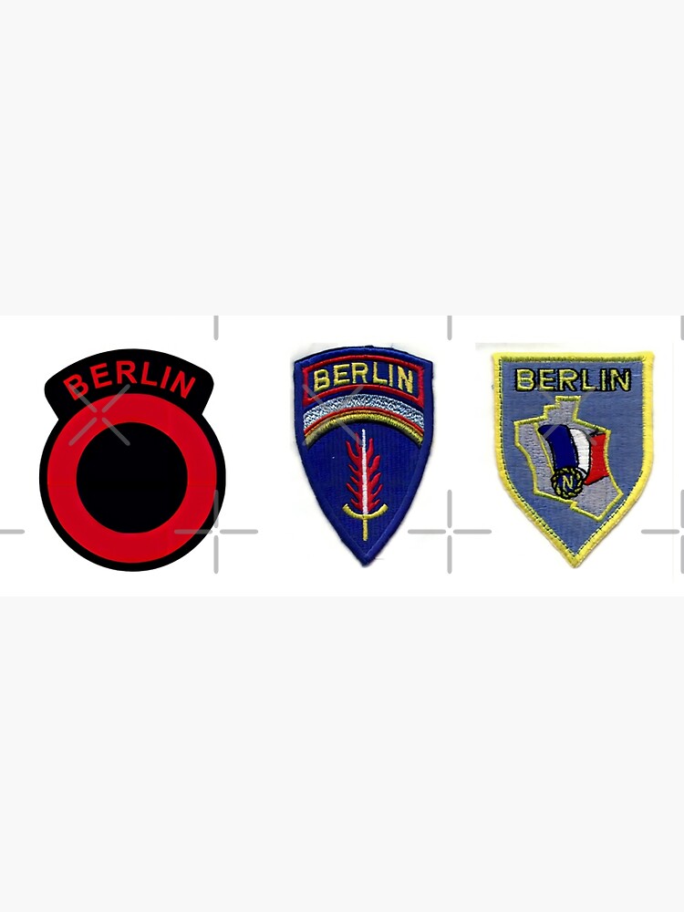 "Badges of the Cold War Allied military forces in West Berlin" Art