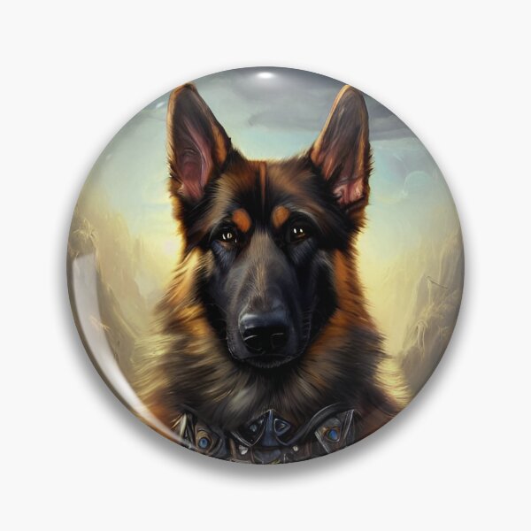 Item preview, AI Generated Art, War German Shepherd designed and sold by RabbitHoleMI.