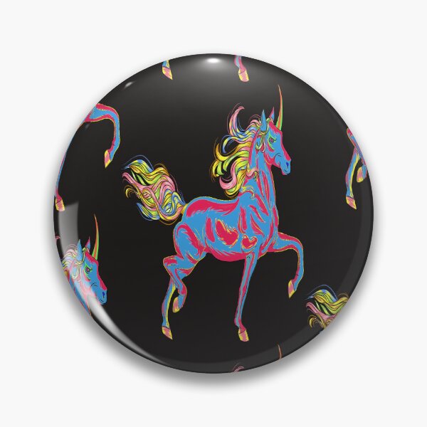 Artikelvorschau, LOVELY NEON PRANCING COLORFUL MANED UNICORN entworfen und verkauft von sailorsam1805.