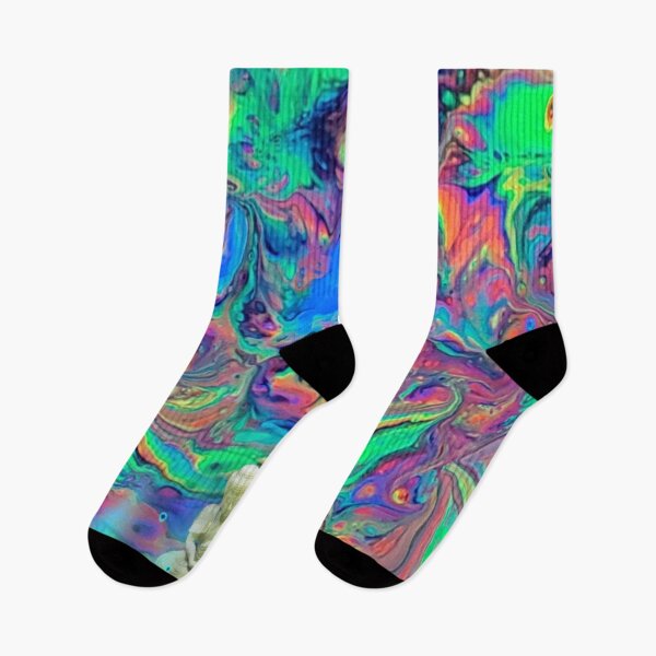 Item preview, Enlightened Ones neon rainbow tones by Superfluidsoul designed and sold by superfluidsoul.