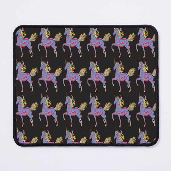 Item preview, NEON PRANCING COLORFUL MANED UNICORN designed and sold by sailorsam1805.