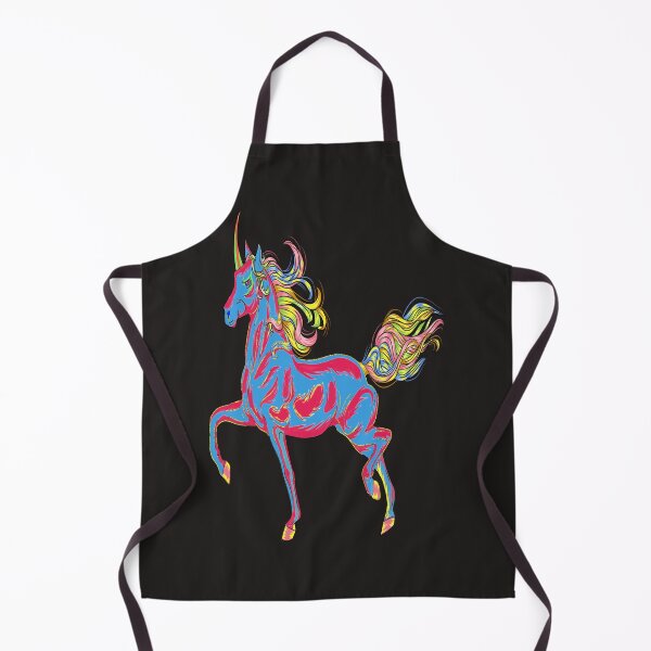 Artikelvorschau, NEON PRANCING COLORFUL MANED UNICORN entworfen und verkauft von sailorsam1805.