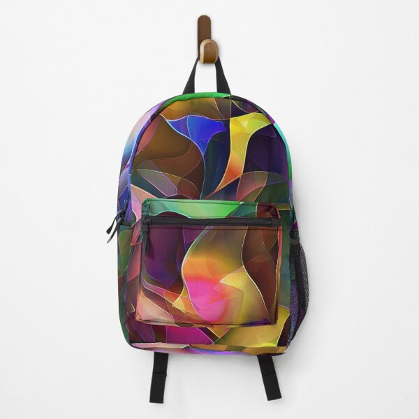 Item preview, Abstract floral rainbow designed and sold by FGCART.