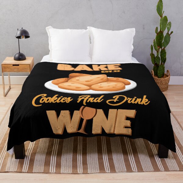 Item preview, BAKE COOOKIES AND DRINK WINE designed and sold by GAADesignz.