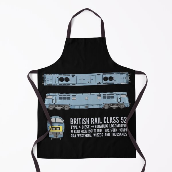 Item preview, British Rail Class 52 Western Wizzo Locomotive Diagrams Gift designed and sold by Maljonic.