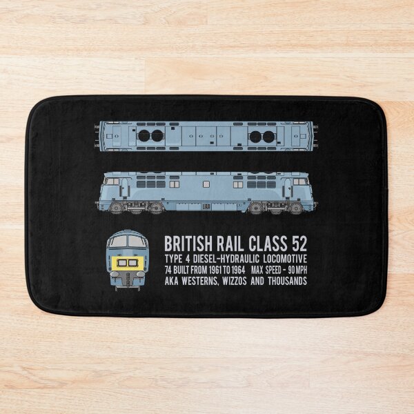 Item preview, British Rail Class 52 Western Wizzo Locomotive Diagrams Gift designed and sold by Maljonic.