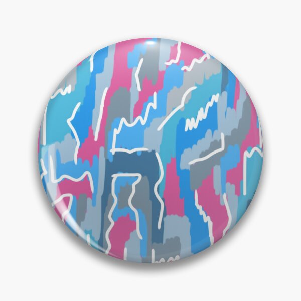 Item preview, Squiggly Abstract in Grays and Blues designed and sold by DanielleGensler.