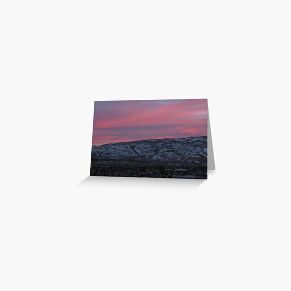 Pink Skies Greeting Card