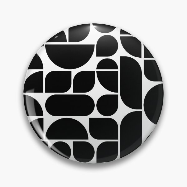 Item preview, Minimal Geometric Shapes 04 | Abstract Art Mid Century Bauhaus Inspired  Black designed and sold by MarleneCanto.