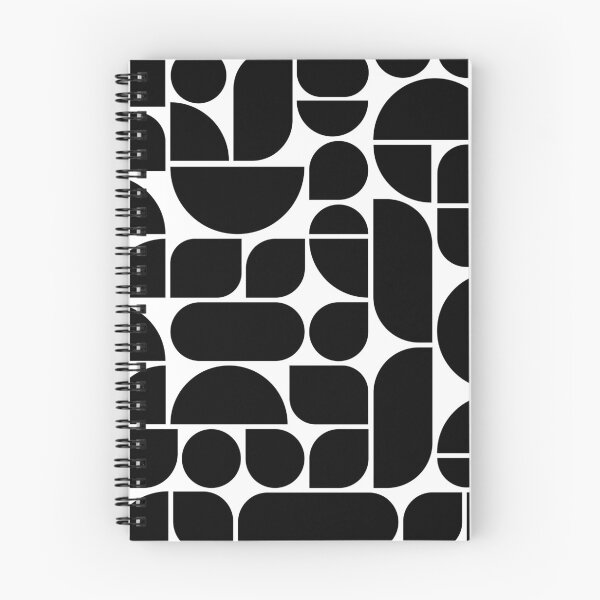 Item preview, Minimal Geometric Shapes 04 | Abstract Art Mid Century Bauhaus Inspired  Black designed and sold by MarleneCanto.