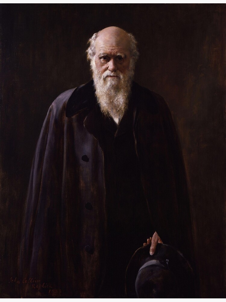 Discover Charles Darwin Painting Premium Matte Vertical Poster