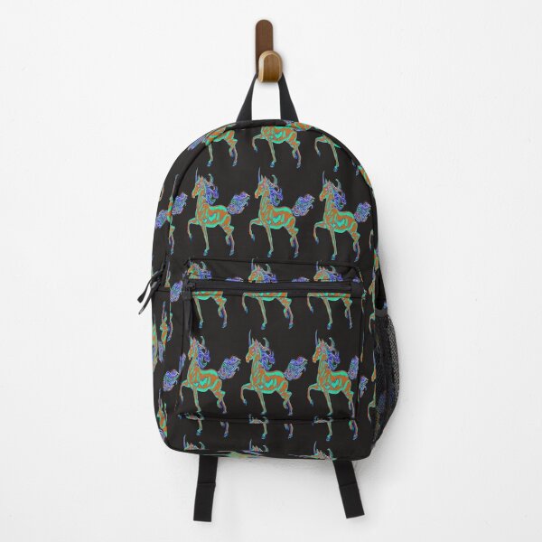 Item preview, COOL PRANCING COLORFUL MANED UNICORN designed and sold by sailorsam1805.