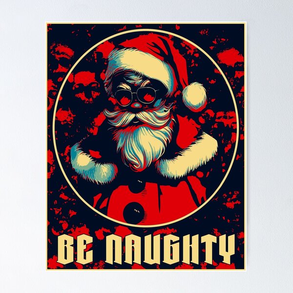 Item preview, Evil Santa - Creepy Santa Claus for Creepmas and Gothmas designed and sold by RabbitLair.
