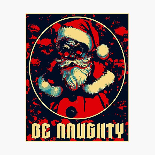 Item preview, Evil Santa - Creepy Santa Claus for Creepmas and Gothmas designed and sold by RabbitLair.